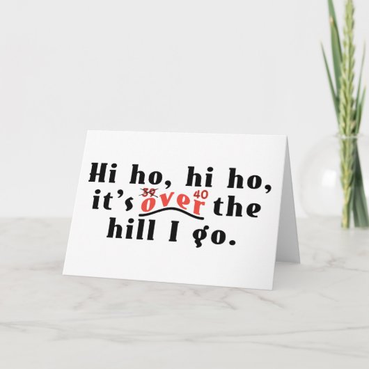 Hi Ho 40 Card Karte (Vorderseite)