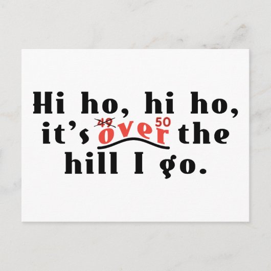 Hi Ho 50 Postkarte (Vorderseite)