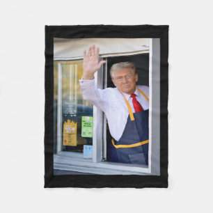 Hi Holen Sie Ihren Burger Donald Trump Cooks Fries Fleecedecke