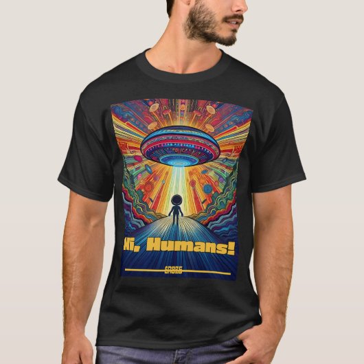 Hi Humans T-Shirt (Vorderseite)