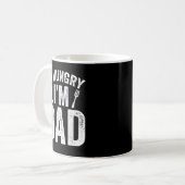 Hi Hungry I'm Dad Father's Day Daddy Father Saying Kaffeetasse (Vorderseite Links)