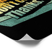 Hi I Don't Care Thanks Very Funny Sarcasm Sarcasti Poster (Ecke)