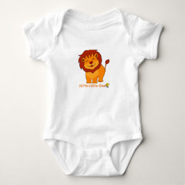 Hi I'm Little One – Cute Baby Lion Kids Baby Strampler