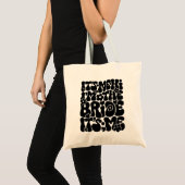 Hi It's Me, I'm the Bride" Neu Verlobte Tote Bag Tragetasche (Vorderseite (Produkt))