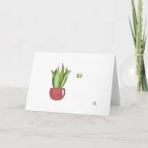 Hi - Kaktus-Karte