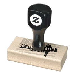 "Hi Kamala" - Briefmarke (kein Slogan) Gummistempel