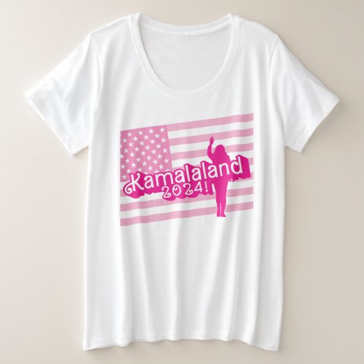 "Hi Kamala" - Frauen + T - Shirt (kein Slogan) (Design vorne)