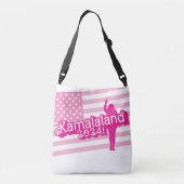 "Hi Kamala" - Ganzkörpertasche (kein Slogan) Tragetaschen Mit Langen Trägern (Rückseite)