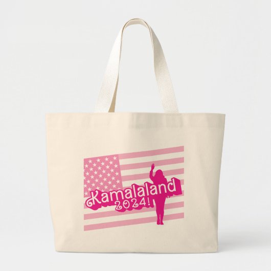 "Hi Kamala" - Jumbo-Tasche (kein Slogan) Jumbo Stoffbeutel (Vorne)