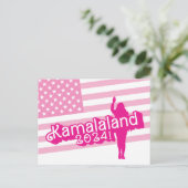 "Hi Kamala" - Postkarte (kein Slogan) (Stehend Vorderseite)