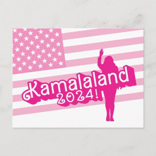 "Hi Kamala" - Postkarte (kein Slogan) (Vorderseite)