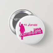 "Hi Kamala" - Round Button (Slogline B) (Vorne & Hinten)
