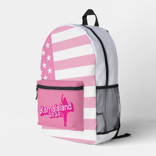 "Hi Kamala" - Rucksack (kein Slogan) (Rückseitige Ecke Rechts)