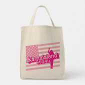 "Hi Kamala" - Tasche für Lebensmittelgeschäfte (ke (Rückseite)
