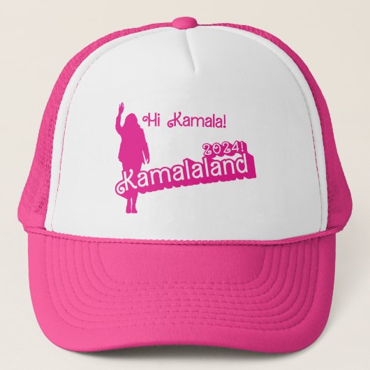 "Hi Kamala" - Trucker Hat (Tagline B) Truckerkappe (Vorderseite)