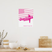 "Hi Kamala" - Vertikales Poster (mit Tagline A) (Küche)