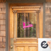 "Hi Kamala" - Wall Decal (Slogline B) Fensteraufkleber (Haustür)