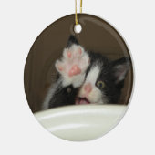 "Hi" Kitten Ornament (Links)