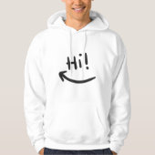 Hi lächelnd hoodie (Vorderseite)