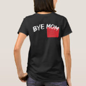 Hi Mama durch Mama mit lustigem Liebe Brief für Ma T-Shirt (Rückseite)