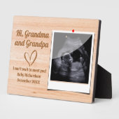 Hi Oma und Opa Foto Ultraschallrahmen Fotoplatte (Seite)