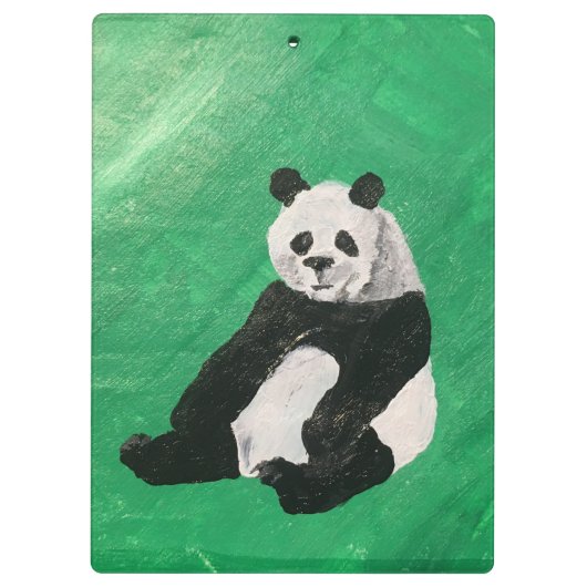 Hi, Panda Clipboard Klemmbrett (Rückseite)