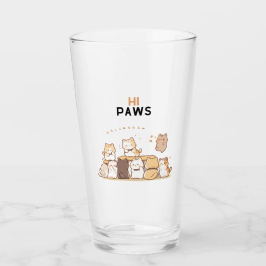 Hi Pfoten Glas (Vorderseite)