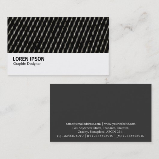 Hi-Phi - 007 - Dunkles Netz Visitenkarte (Vorne/Hinten)