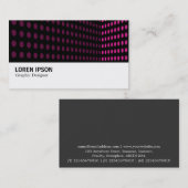 Hi-Phi - 0113 - Tone Corner - Hot Pink Visitenkarte (Vorne/Hinten)