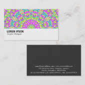 Hi-Phi - 0120 - Farbiges Kaleidoskop Visitenkarte (Vorne/Hinten)