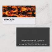 Hi-Phi - 0133 - Abstrakt Flame Visitenkarte (Vorne/Hinten)