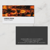 Hi-Phi - 0134 - Abstrakte Flamme 02 Visitenkarte (Vorne/Hinten)