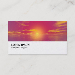 Hi-Phi - 0138(Gold) - Sunrise Sunset Visitenkarte