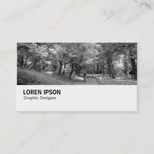 Hi-Phi - 0195 - Cycle Way B&W Visitenkarte (Vorderseite)