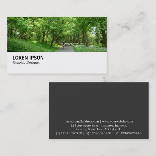 Hi-Phi - 0196 - Cycle Way Visitenkarte (Vorne/Hinten)