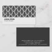 Hi-Phi - 0214 - Damask Pattern Visitenkarte (Vorne/Hinten)