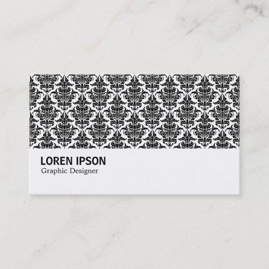 Hi-Phi - 0214 - Damask Pattern Visitenkarte (Vorderseite)