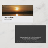 Hi-Phi - 0252 - Sunset over Cardiff Bay Visitenkarte (Vorne/Hinten)