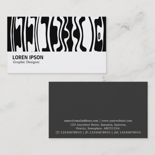 Hi-Phi - 025 - Stripey Ripple Visitenkarte (Vorne/Hinten)
