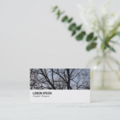 Hi-Phi - 0275 - Silhouetted Branches Visitenkarte (Stehend Vorderseite)