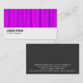 Hi-Phi - 027 - Lila Satin Visitenkarte (Vorne/Hinten)
