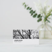 Hi-Phi - 0281 - Silhouetted Branches HC Visitenkarte (Stehend Vorderseite)