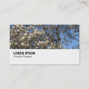 Hi-Phi - 0290 - Magnolia Tree in Blossom Visitenkarte