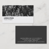 Hi-Phi - 0301 - Holzkanopie BW Visitenkarte (Vorne/Hinten)