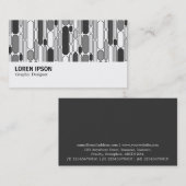 Hi-Phi - 0323 - Abstrakt 100624 - Grauschattierung Visitenkarte (Vorne/Hinten)