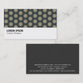 Hi-Phi - 0338 - Geometrisches Muster 015 Visitenkarte (Vorne/Hinten)