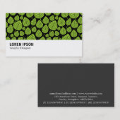 Hi-Phi - 0382 - Blätter - Martian Green on Black Visitenkarte (Vorne/Hinten)