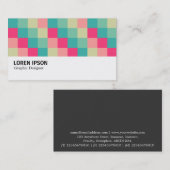 Hi-Phi - 0409 - Farbquadrate 013 Visitenkarte (Vorne/Hinten)