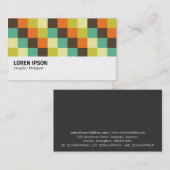 Hi-Phi - 0410 - Farbquadrate 014 Visitenkarte (Vorne/Hinten)