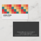 Hi-Phi - 0413 - Farbquadrate 017 Visitenkarte (Vorne/Hinten)